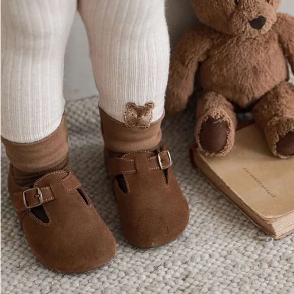 NEW WITH TAGS Gender Neutral Cito Suede Leather Shoes | Brown - Minimo Boden - Picture 6 of 9